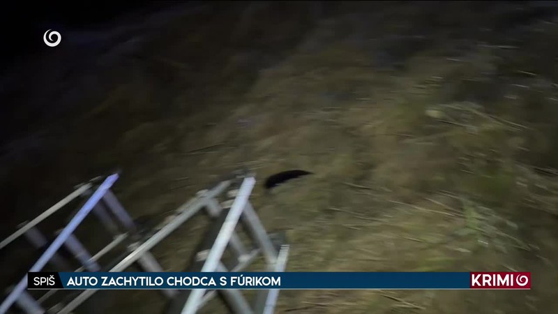 AUTO ZACHYTILO CHODCA S FÚRIKOM