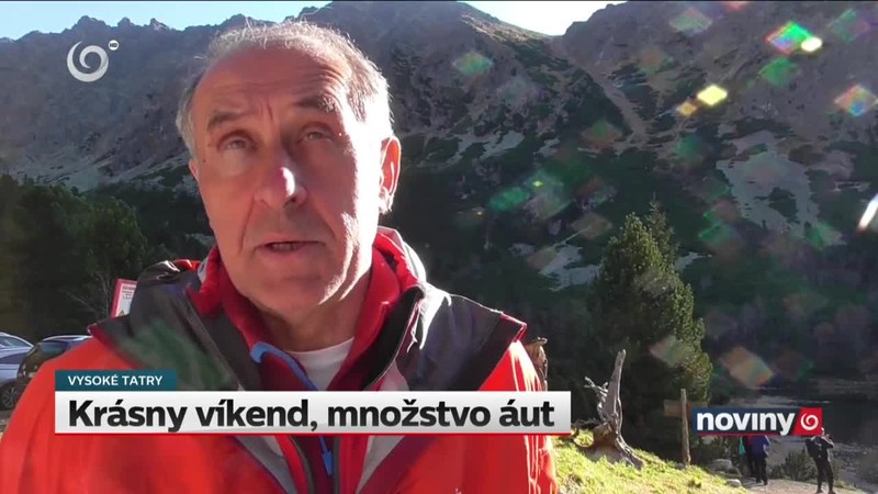 Krásny víkend, množstvo áut