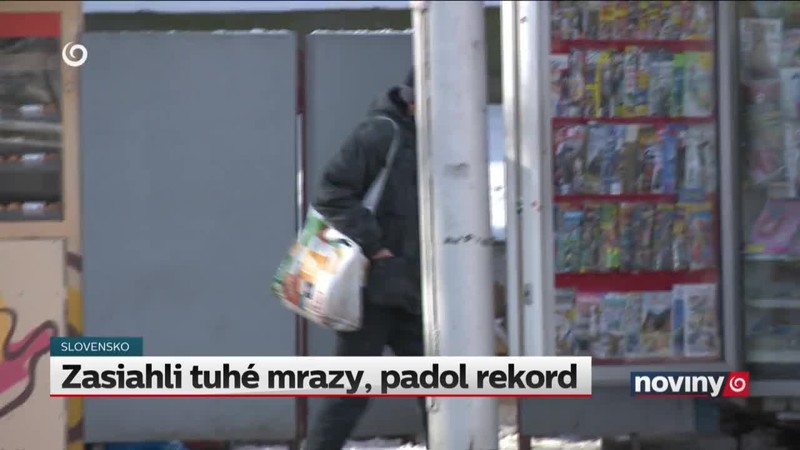 Zasiahli tuhé mrazy, padol rekord