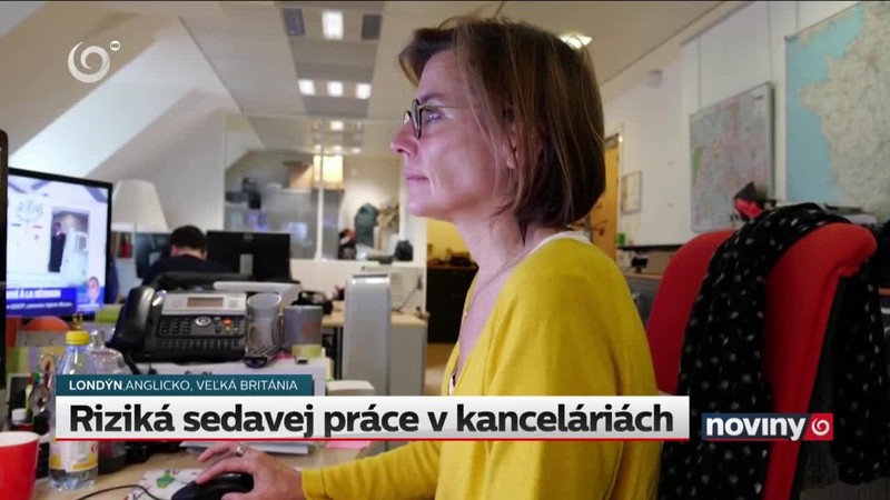 Riziká sedavej práce v kanceláriách