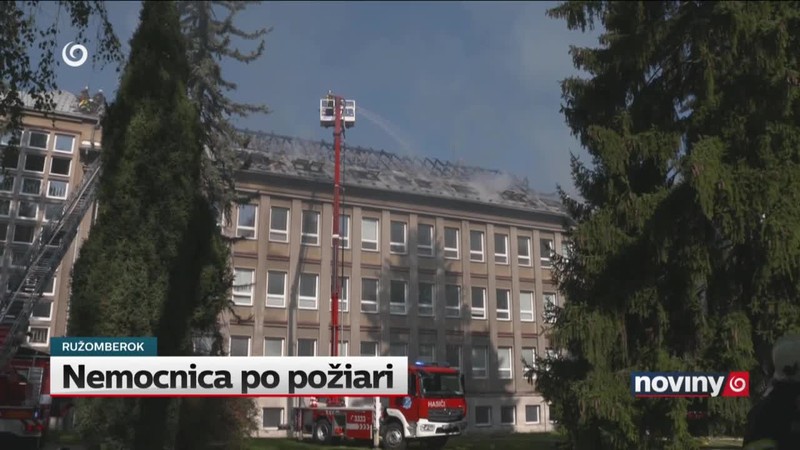 Nemocnica po požiari