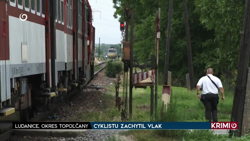 CYKLISTU ZACHYTIL VLAK