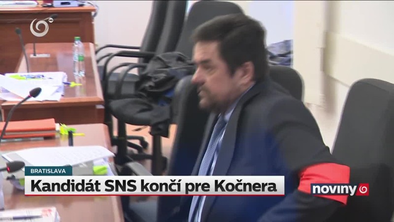 Kandidát SNS končí pre Kočnera