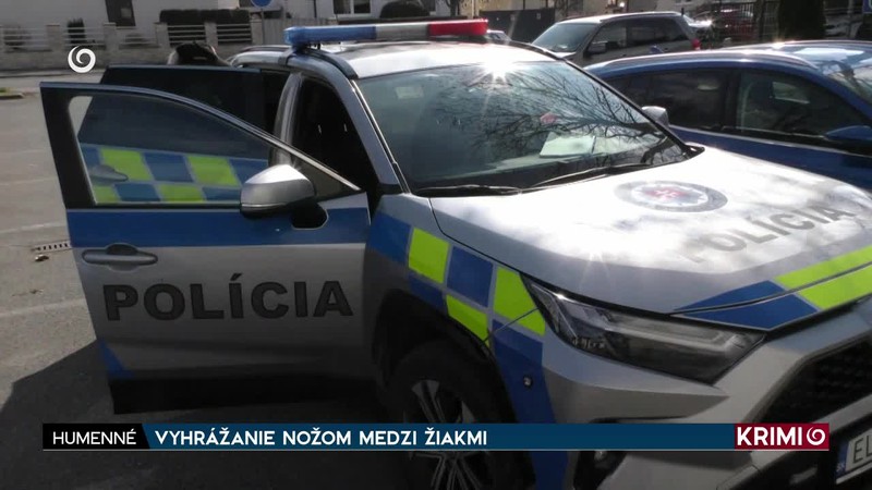 VYHRÁŽANIE NOŽOM MEDZI ŽIAKMI