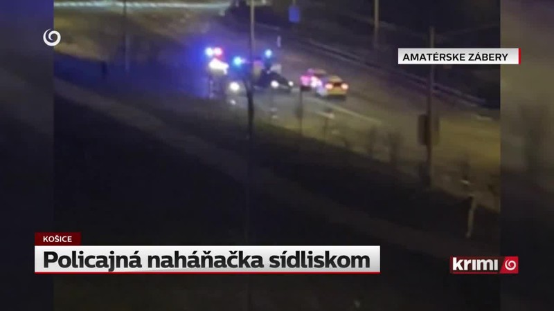 Policajná naháňačka sídliskom