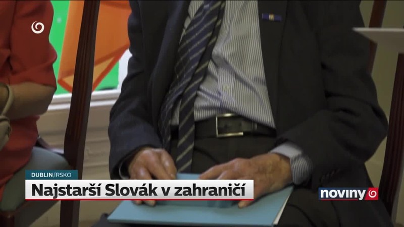 Najstarší Slovák v zahraničí