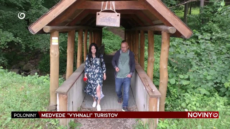 MEDVEDE "VYHNALI" TURISTOV