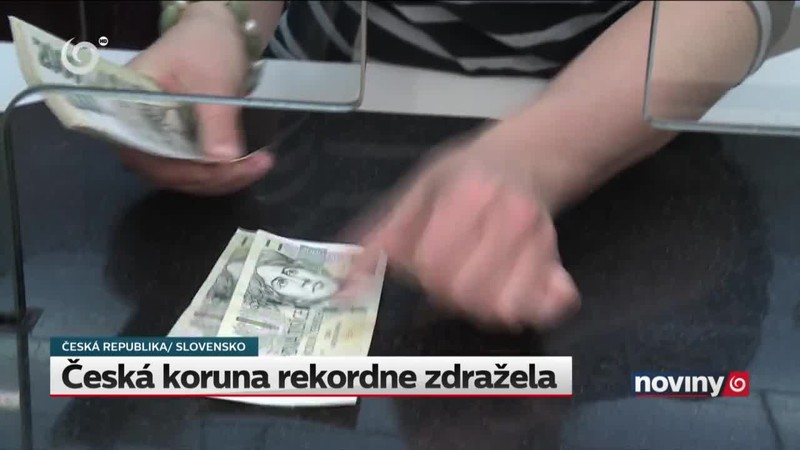 Česká koruna rekordne zdražela