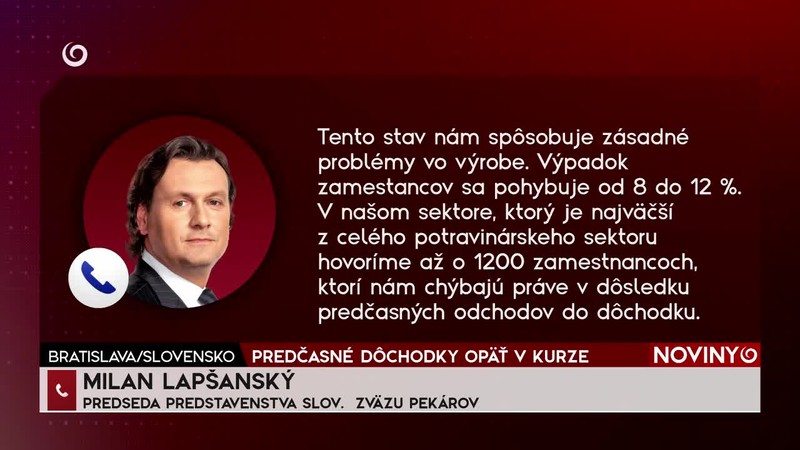 PREDČASNÉ DÔCHODKY OPÄŤ V KURZE
