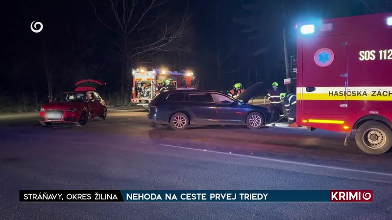 NEHODA NA CESTE PRVEJ TRIEDY