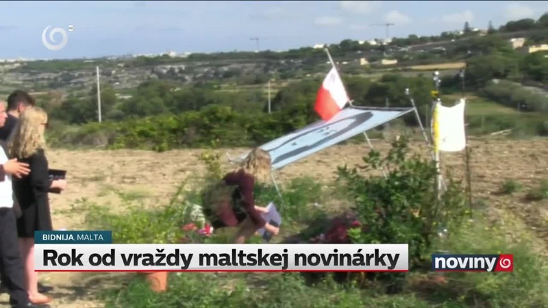 Rok od vraždy maltskej novinárky