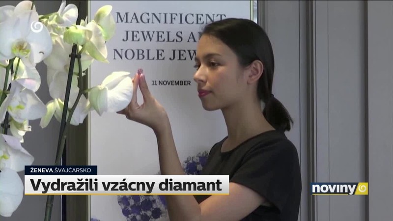 Vydražili vzácny diamant