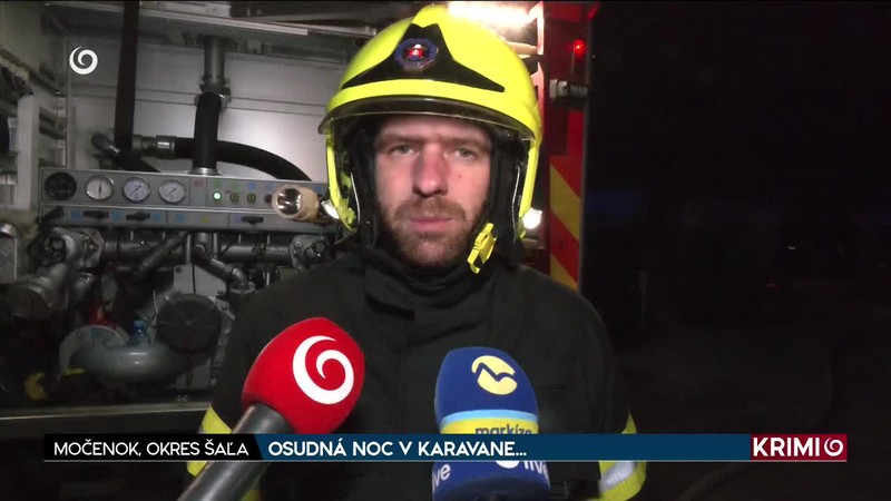 OSUDNÁ NOC V KARAVANE...