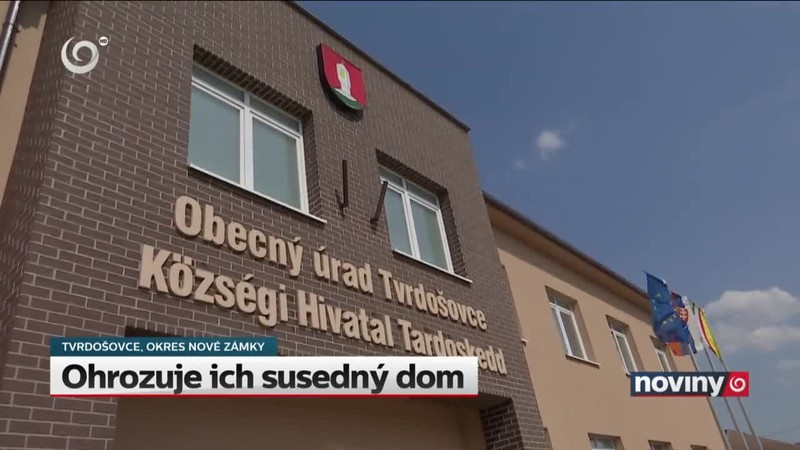 Ohrozuje ich susedný dom