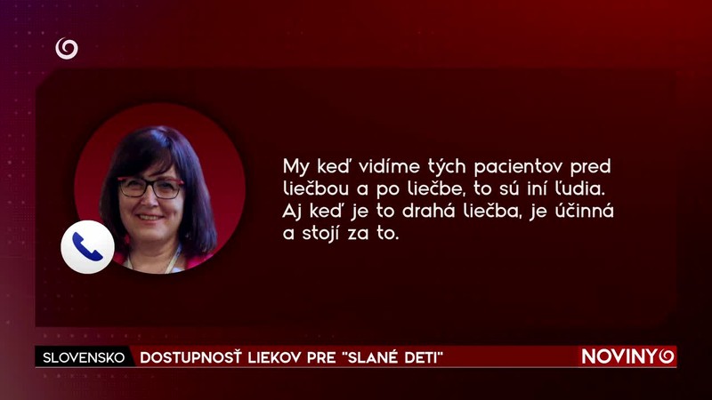 DOSTUPNOSŤ LIEKOV PRE "SLANÉ DETI"