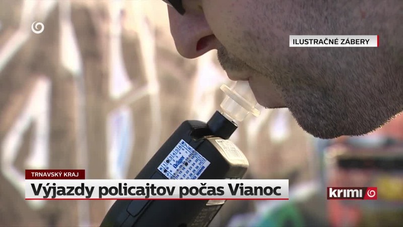 Výjazdy policajtov počas Vianoc /