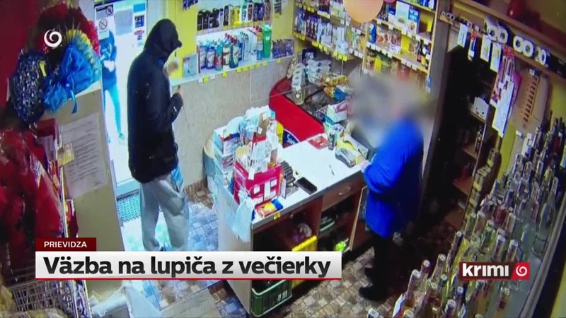 Väzba na lupiča z večierky