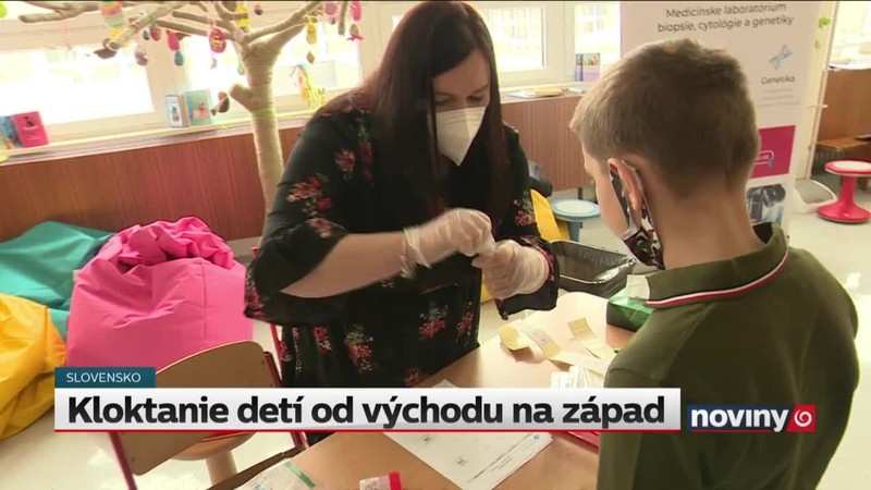 Kloktanie detí od východu na západ