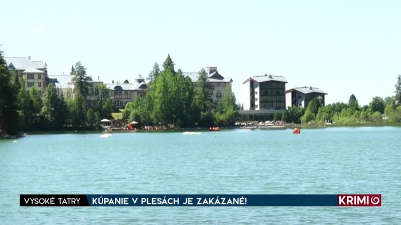KÚPANIE V PLESÁCH JE ZAKÁZANÉ!