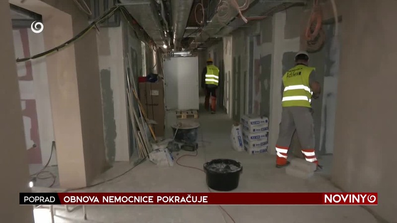 OBNOVA NEMOCNICE POKRAČUJE