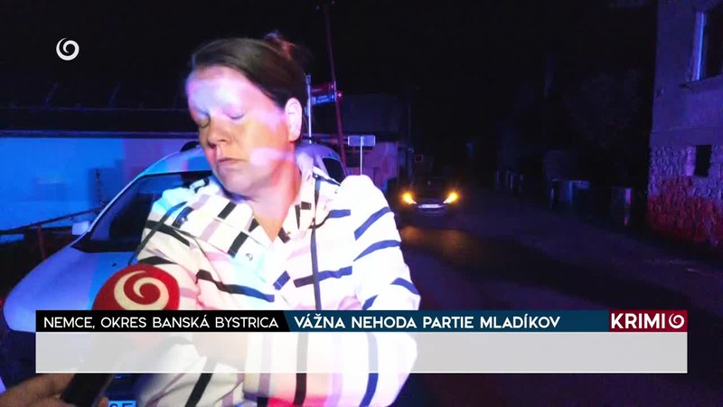 VÁŽNA NEHODA PARTIE MLADÍKOV