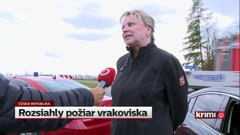 Rozsiahly požiar vrakoviska