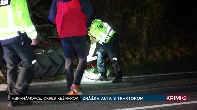 ZRÁŽKA AUTA S TRAKTOROM