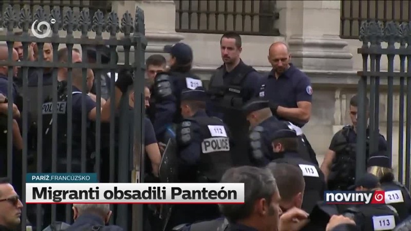 Migranti obsadili Panteón