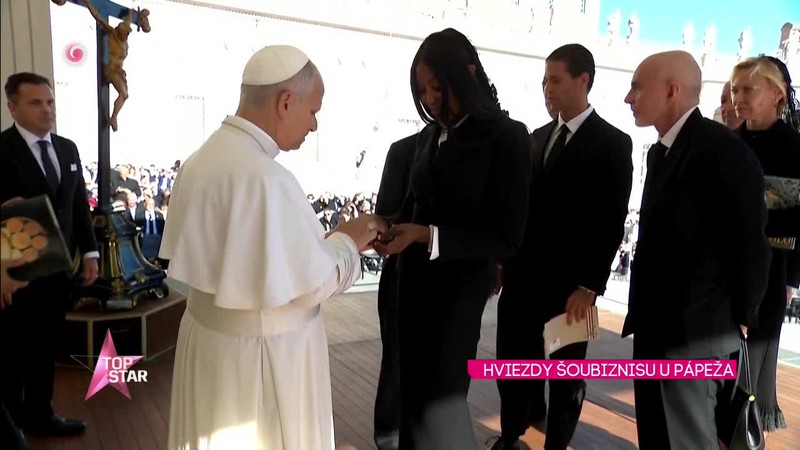 HVIEZDY ŠOUBIZNISU U PÁPEŽA
