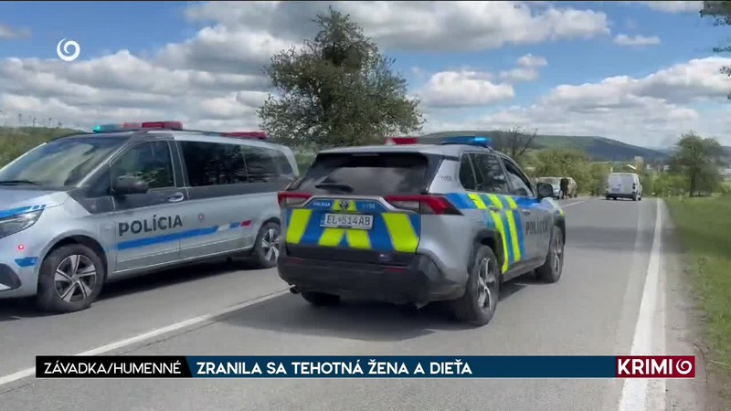 ZRANILA SA TEHOTNÁ ŽENA A DIEŤA
