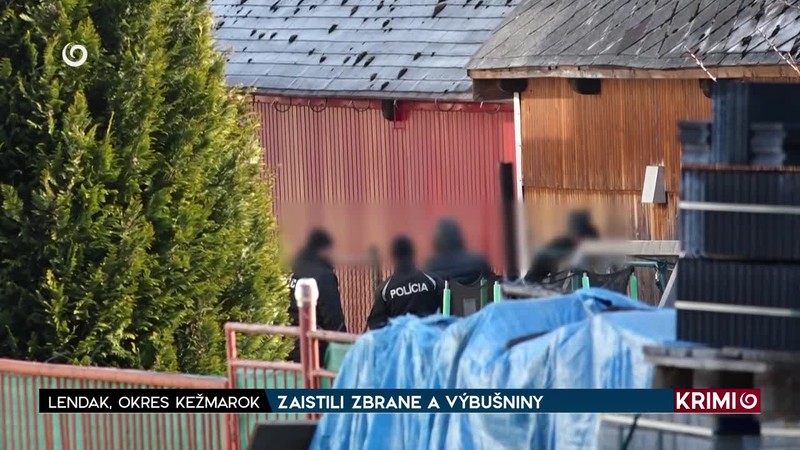 ZAISTILI ZBRANE A VÝBUŠNINY