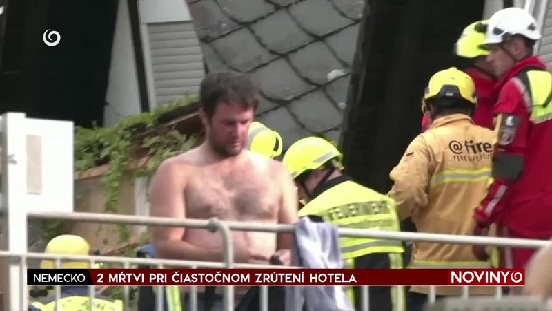 2 MŔTVI PRI ČIASTOČNOM ZRÚTENÍ HOTELA