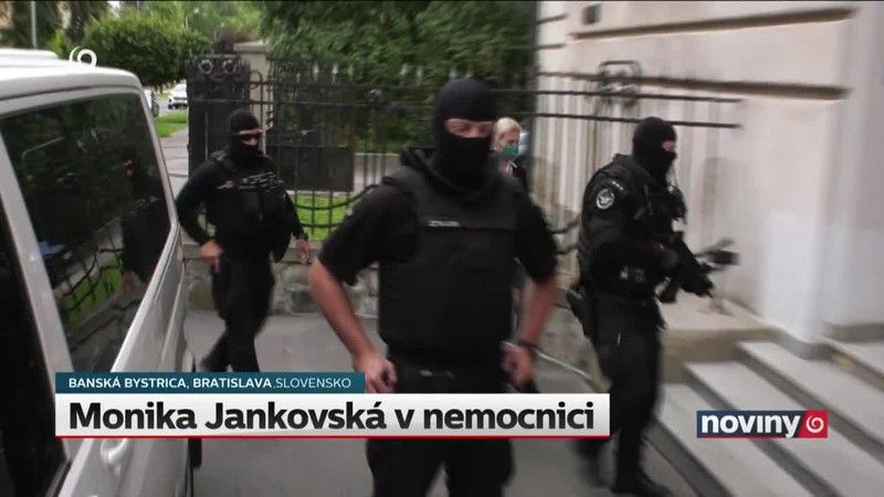 Monika Jankovská v nemocnici