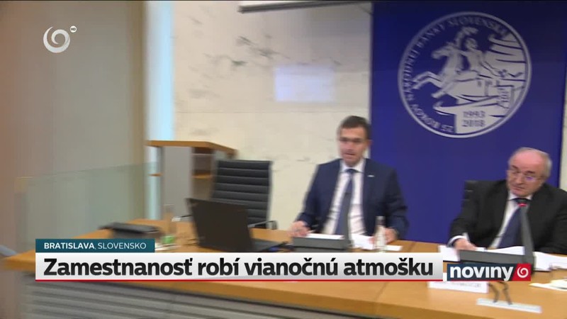 Zamestnanosť robí vianočnú atmošku