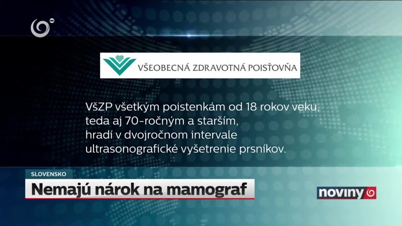 Nemajú nárok na mamograf