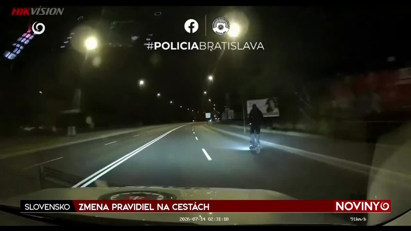 ZMENA PRAVIDIEL NA CESTÁCH