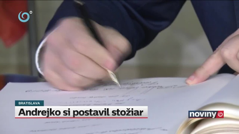 Andrejko si postavil stožiar