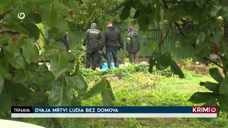DVAJA MŔTVI ĽUDIA BEZ DOMOVA