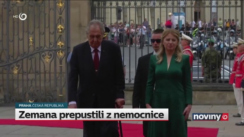 Zemana prepustili z nemocnice