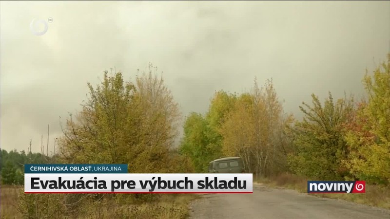Evakuácia pre výbuch skladu