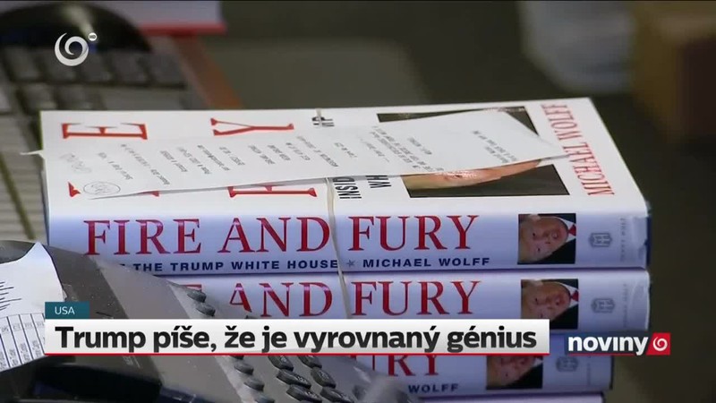Trump píše, že je vyrovnaný génius