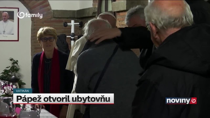 Pápež otvoril ubytovňu