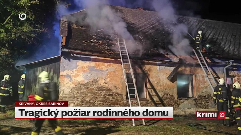 Tragický požiar rodinného domu