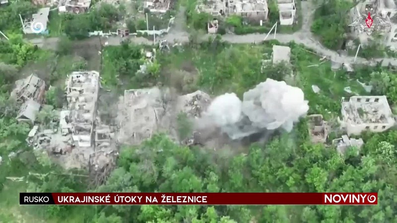 UKRAJINSKÉ ÚTOKY NA ŽELEZNICE