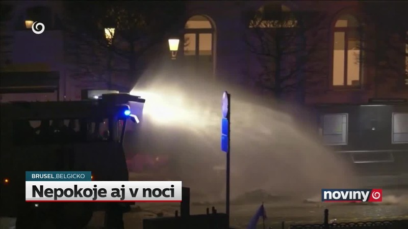 Nepokoje aj v noci