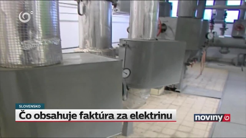Čo obsahuje faktúra za elektrinu