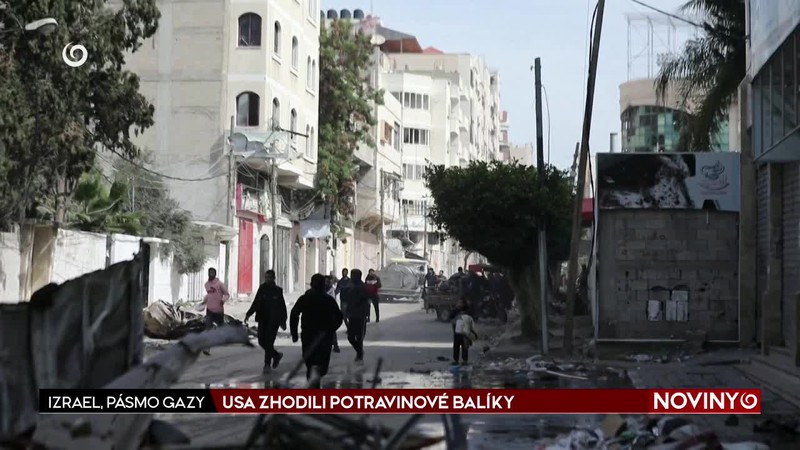 USA ZHODILI POTRAVINOVÉ BALÍKY