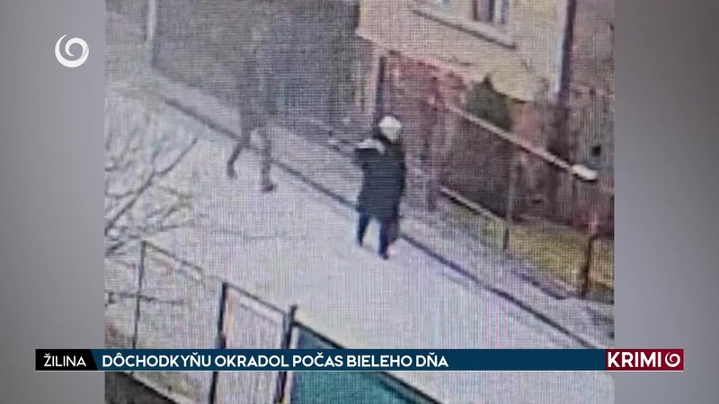 DÔCHODKYŇU OKRADOL POČAS BIELEHO DŇA