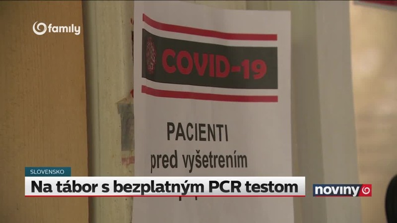 Na tábor s bezplatným PCR testom