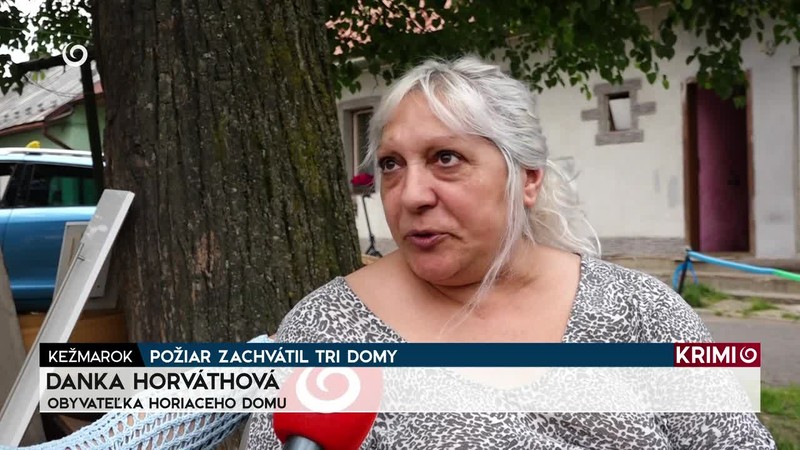 POŽIAR ZACHVÁTIL TRI DOMY
